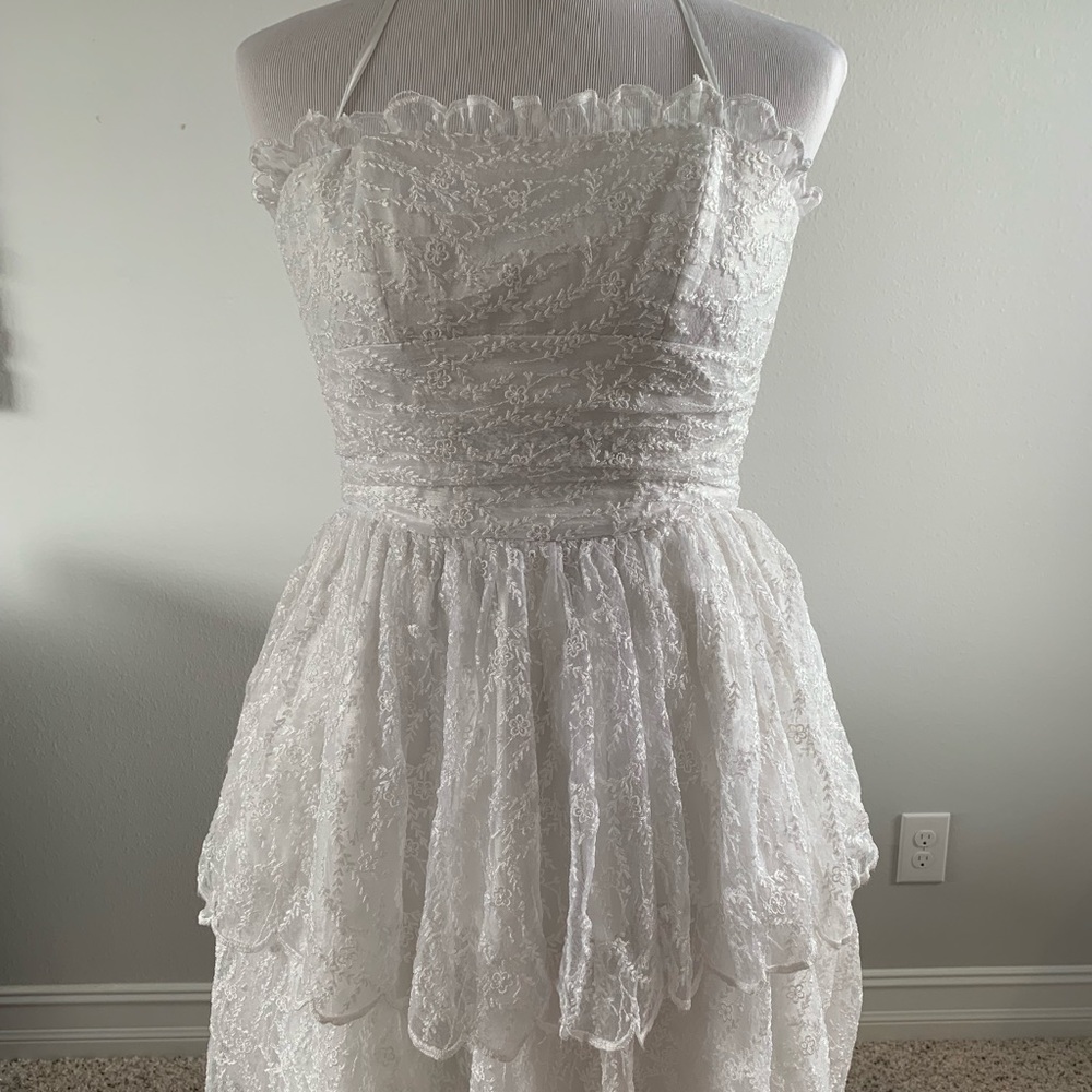 Betsy Johnson White Lace Dress